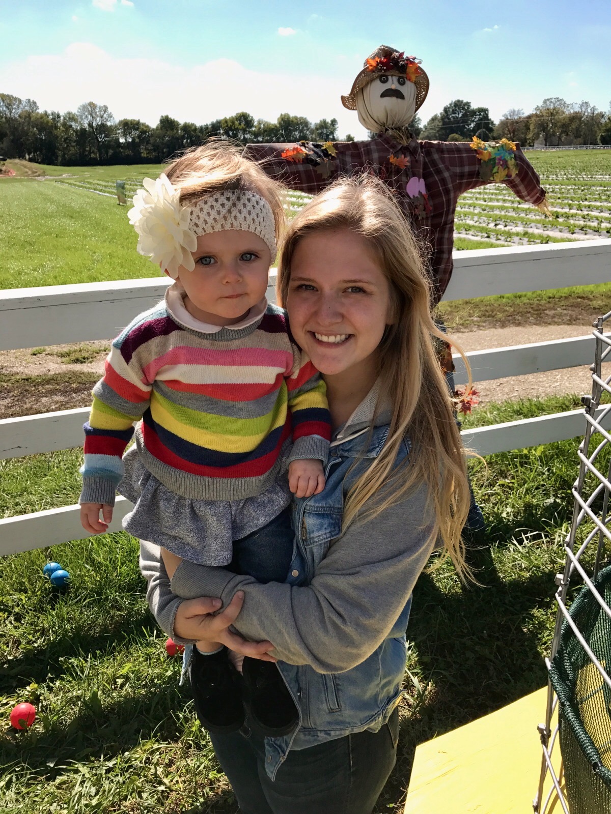 Our newest Northland CAPS intern, Natalie Masters, with her 1.5 year old niece.